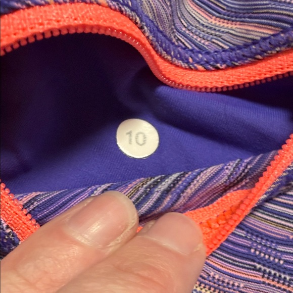 lululemon athletica Striped Capris in Purple and Pink - Picture 5 of 5